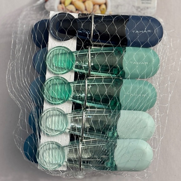 Tahari Home Blue and Green Bag Clip Set - Picture 2 of 4